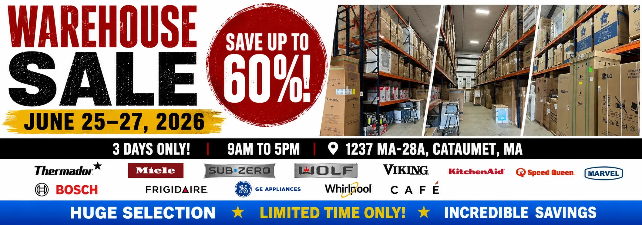 Crane Appliance Warehouse Sale
